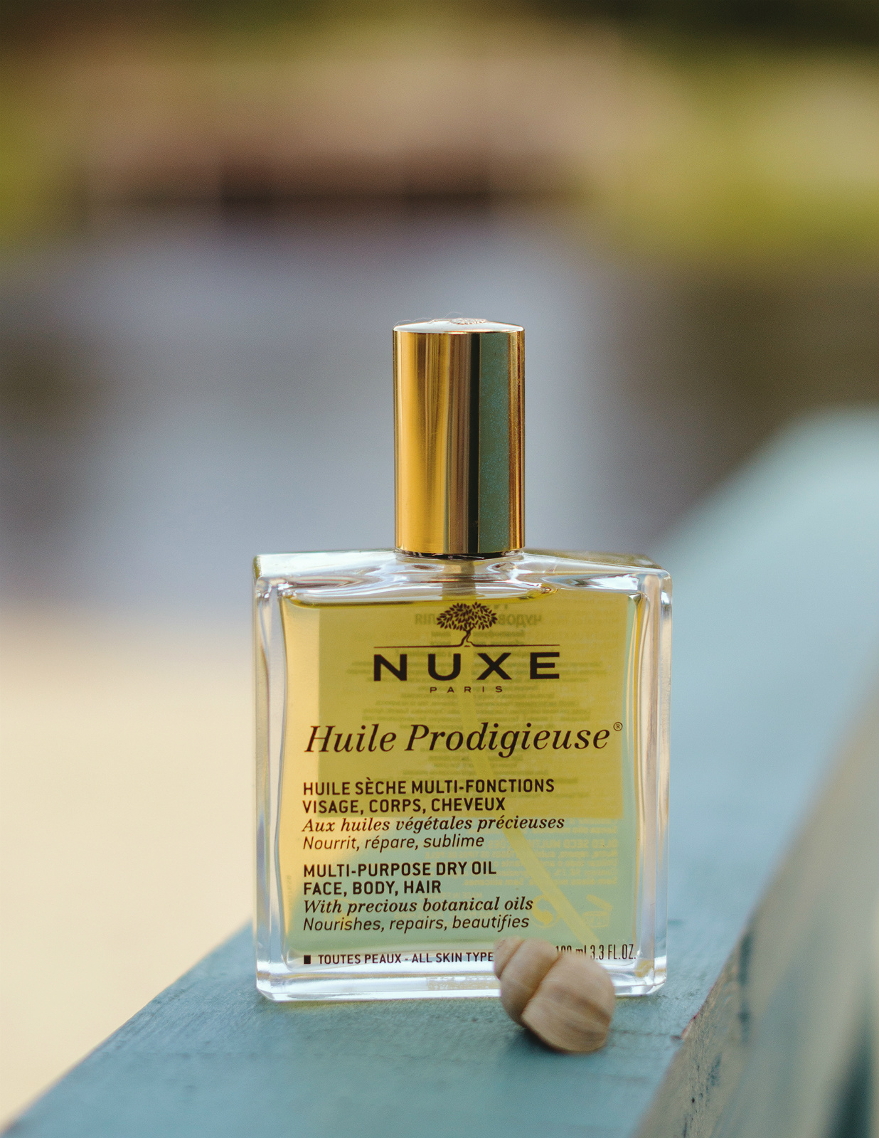 nuxe dry oil in beauty blog by valeria sytnik